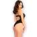 Chilirose - Cr 4689 Bodysuit Mit Schrittfreien Schwarz XL