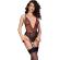 Chilirose - Cr 4722 Bodysuit Mit Schrittfreien Rot XL