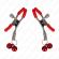 Kink - Pinza Per Capezzoli Doppia Campana Rossa 6 CM
