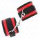 Kink - Rood-Zwarte Nylon Polsbandjes Model 2 Verstelbaar 18-35 CM X 6 CM