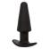 Calexotics - Rock Bottom Tapered Anal Plug 10 Vibrations Silicone Noir