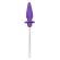 Calexotics - Southern Lights Light Up Anal Plug Met Lichten 10 Vibraties Violet Siliconen
