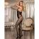 Subblime - 951832 Bodystocking Mit Offenem RÜcken Und Kreuzdetails Schwarz Eine GrÖsse