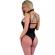 Livco Corsetti Fashion - Rubika Lc XG079 Body Z Chokerem Czarne XL