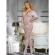 Subblime - 951818 Netz-Bodystocking Ohne Schritt Mit Weissem Rosenmuster Eine GrÖsse