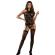Subblime - 952099 Netz-Bodystocking Mit Strumpfband Und Blumendetails Schwarz Eine GrÖsse