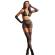 Subblime - 952174 Bodystocking Resille Avec Gants Et Diamants Noir Taille Unique