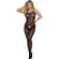 Subblime - 951726 Schwarzer Elastischer Netz-Bodystocking Mit Schrittfreiem Unterteil Eine GrÖsse