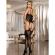 Subblime - 951757 Bodystocking Mit HerzfÖrmigen Ausschnitten Schwarz Eine GrÖsse