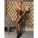 Subblime - 951979 Netz-Bodystocking Mit Schwarzem Halter-Top Eine GrÖsse