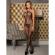 Subblime - 951979 Netz-Bodystocking Mit Schwarzem Halter-Top Eine GrÖsse