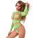 Subblime - 952211 2-DELIGE Lange Mouw Groene Mesh Set One Size