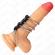 Kink - 4 Anelli Per Pene In Metallo Da 3,7 CM a 5 CM Collegati Da Pelle