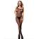 Subblime - 952037 One Shoulder Fishnet Bodystocking Mit Diamanten Schwarz Eine GrÖsse