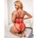Subblime - 954475 Sexy Durchbrochener Body Mit Schleife Rot L/XL