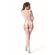 Passion - Bs 104 Witte Bodystocking ÉÉn Maat