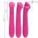 Intense - Paty Vibrator 19 CM Flexibel 10 Vibraties Model 2 Roze