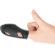 Pretty Love - Zwarte Siliconen Vingervibrator