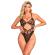 Subblime - 955212 Zwarte Kanten Transparante Bodysuit S/M