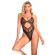 Subblime - 955212 Zwarte Kanten Transparante Bodysuit S/M