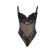 Subblime - 955618 Spitzen-Bodysuit Mit Unterteilverschluss Schwarz S/M