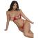 Subblime - 955519 Bh-Set Mit Ketten Und Mesh-Herz Rot S/M