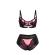 Subblime - 955571 Rosa Lackleder Mesh Zipper Bh-Set S/M