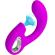 Pretty Love - Sibel Vibrateur Point G + Stimulateur Clitoris Sibel 10 Vibrations Violet