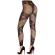 Leg Avenue - Collants Sans Pieds En Dentelle Et Transparents Noirs
