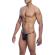 Mob - Black Microfiber V-String Size S/M