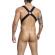 Mob - Dngeon Black Cross Back Harness One Size