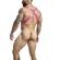 Mob - Dngeon Cross Back Harness Pink One Size