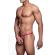 Mob - Red Tear-Shaped Thong Size S/M