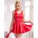 Subblime - 957698 Lederkleid Mit Herz-Reissverschluss, Rot, L/XL