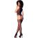 Chilirose - Cr 4855 Bodystocking Zwart S/L