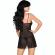 Livco Corsetti Fashion - Luise 1710 Babydoll + Tanga Schwarz XL