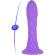 Silexd - Dreamy Dildo Fantasy PŁynny Silikon Termoreaktywny Fioletowy 18,5 CM
