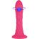Silexd - Dreamy Dildo Fantasy PŁynny Silikon Termoreaktywny Fuksja 18,5 CM