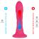 Silexd - Dreamy Dildo Fantasy PŁynny Silikon Termoreaktywny Fuksja 18,5 CM