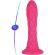 Silexd - Dreamy Dildo Fantasy PŁynny Silikon Termoreaktywny Fuksja 18,5 CM