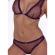 Passion - Belissana Bh + String Set Violett L/XL