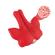 Armony - Magnetic Nipple Clamps With Vibration Butterfly Shape Red