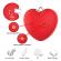Armony - Magnetic Nipple Clamps With Vibration Butterfly Shape Red