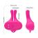 Armony - Rabbit Shape Vibration Magnetic Nipple Clamps Pink