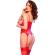 Chilirose - Cr 4873 Corset Set Red