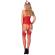 Livco Corsetti Fashion - Limpid Snowflakes Lc 90604 Body + StrÜmpfe + Weihnachtsstirnband S/M