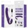 Intense - Jill Double Vibrator 20 CM Purple Remote Control