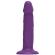 Get Real - Realistic Silicone Vibrating Dildo Purple 19.5 CM