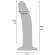 Get Real - Realistic Silicone Vibrating Dildo Clear 19.5 CM