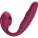Fun Factory - Allegro Insertable Double Air Pulse Vibrator Wine Red